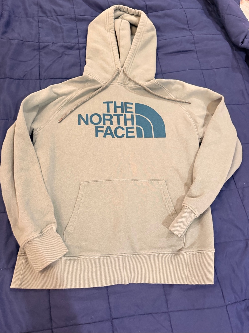 The North Face Sage Green Logo Hoodie